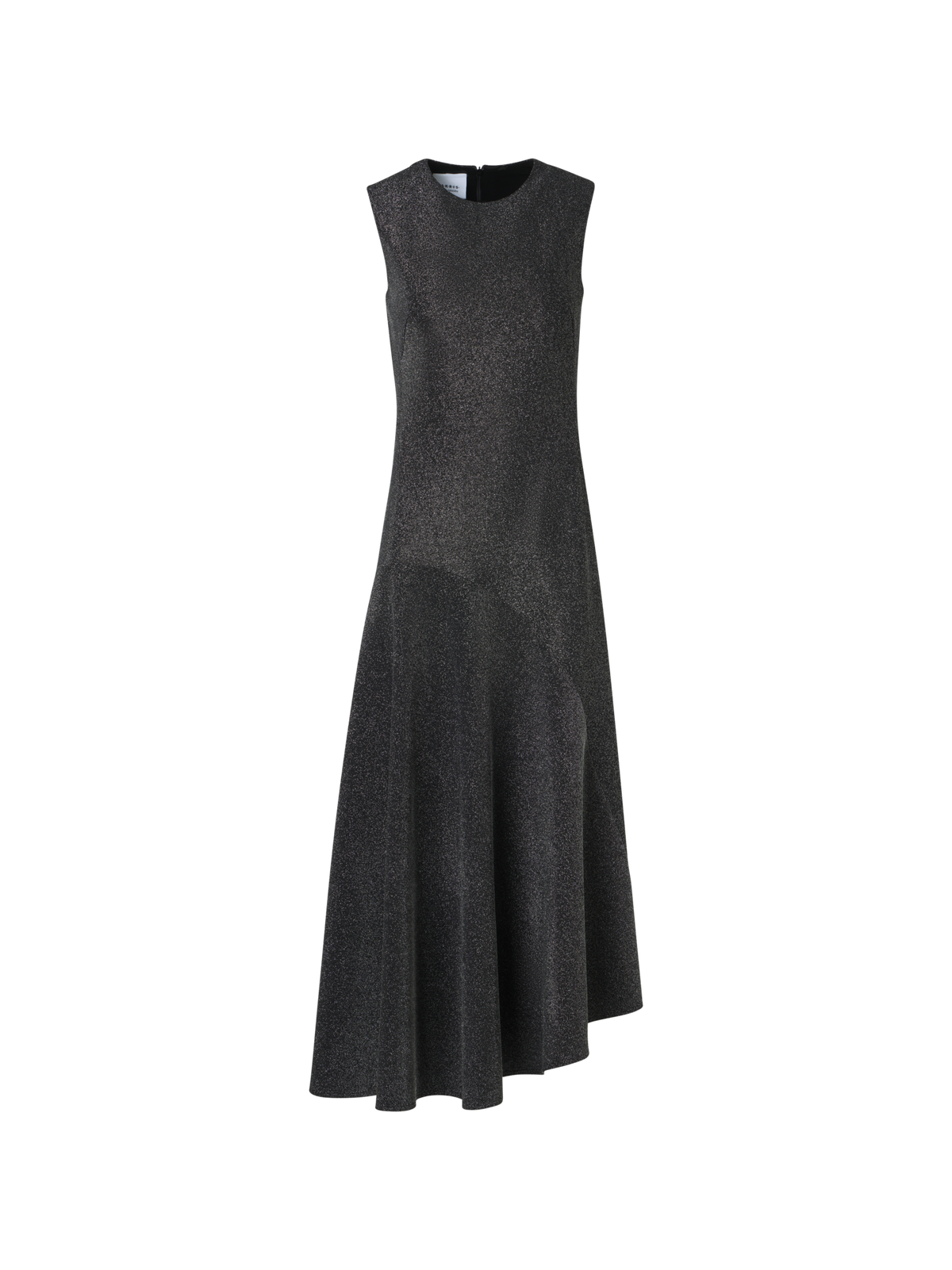 metallic jersey dress ASHLEYlauren 11896 One-Shoulder Metallic Jersey Gown