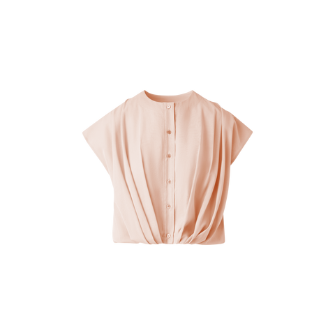 Sleeveless Cotton Voile Blouse