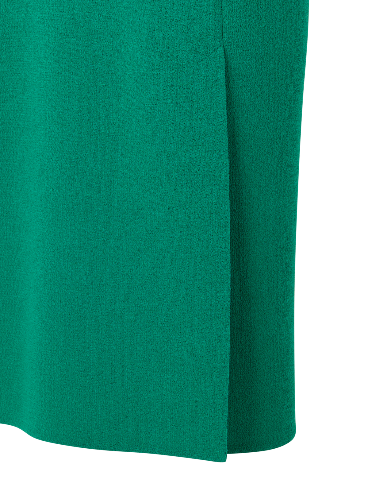 Designer Sleeveless Wool-Crêpe Double-Face Sheath Dress - green
