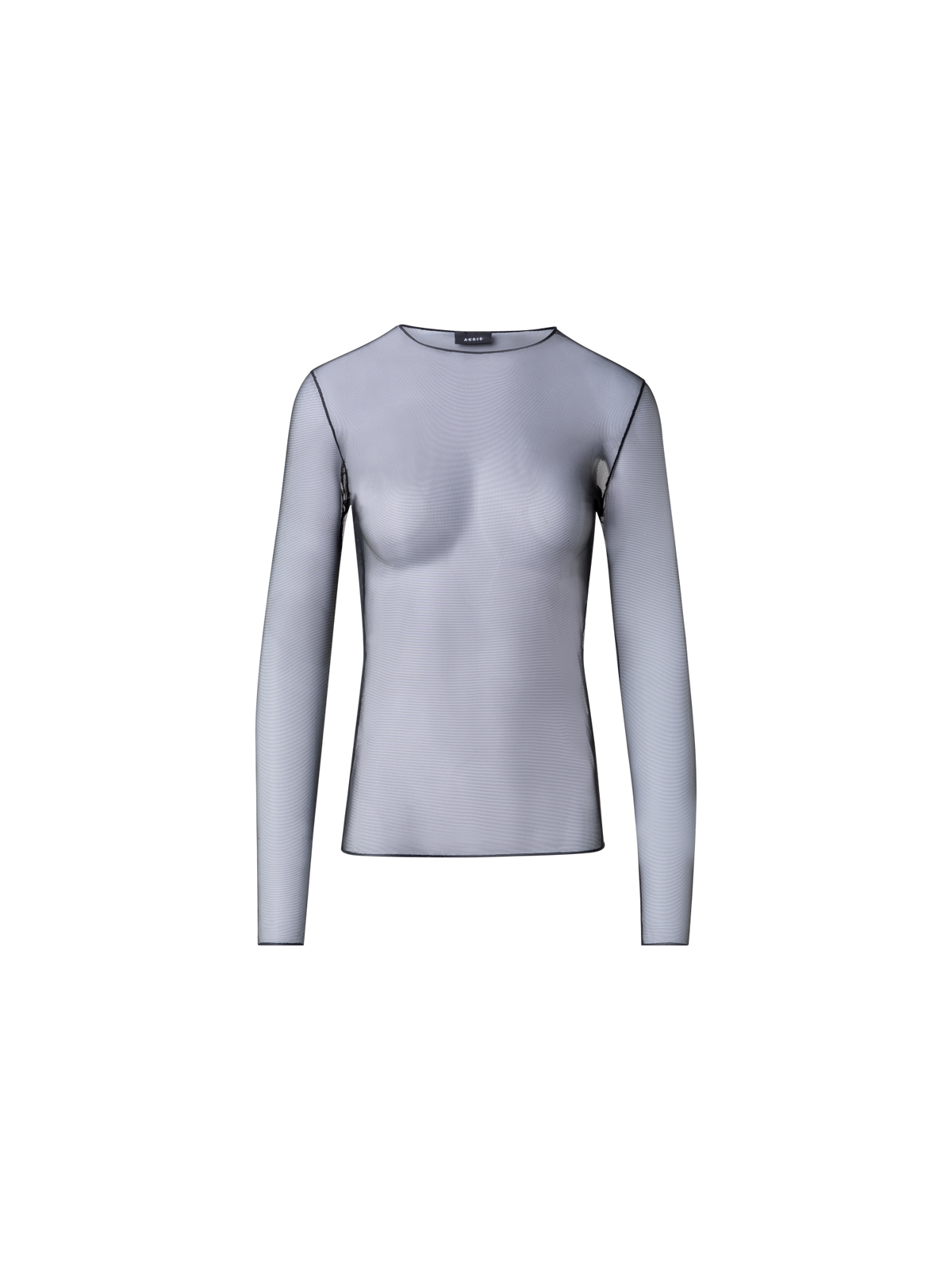 Long Sleeve Sheer Mesh Layering Top – Akris Inc.