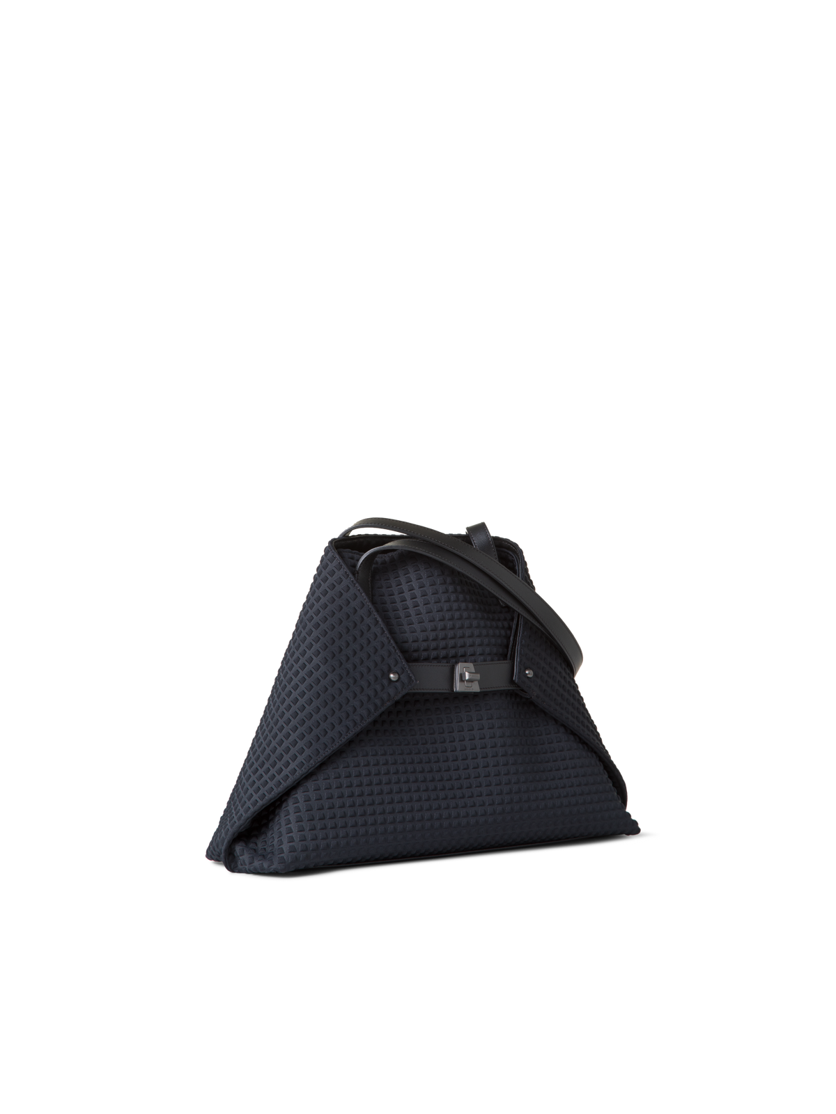 Designer Ai Small Shoulder Tote - black