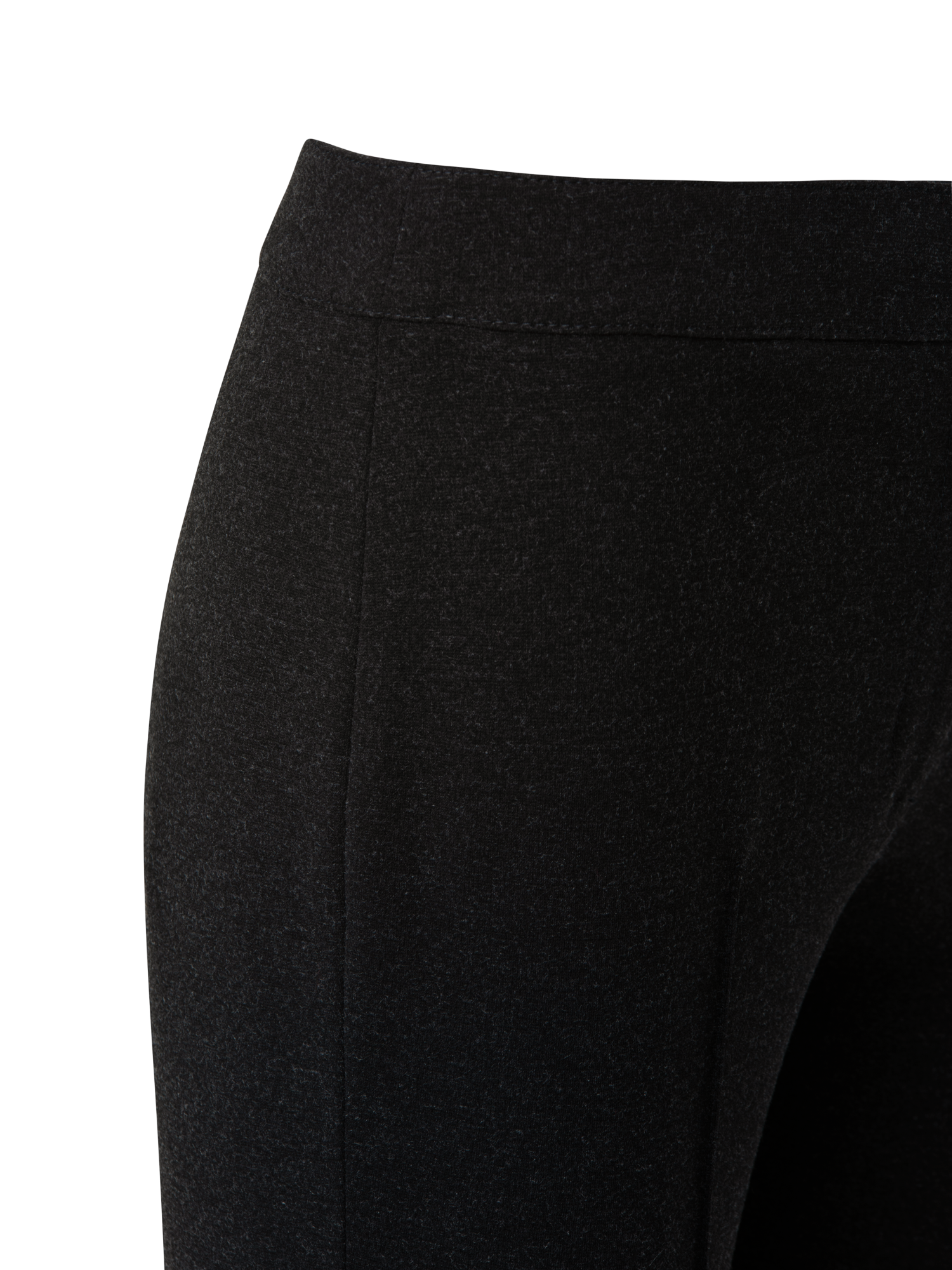 Designer Skinny Jersey Stretch Pants - black - grey