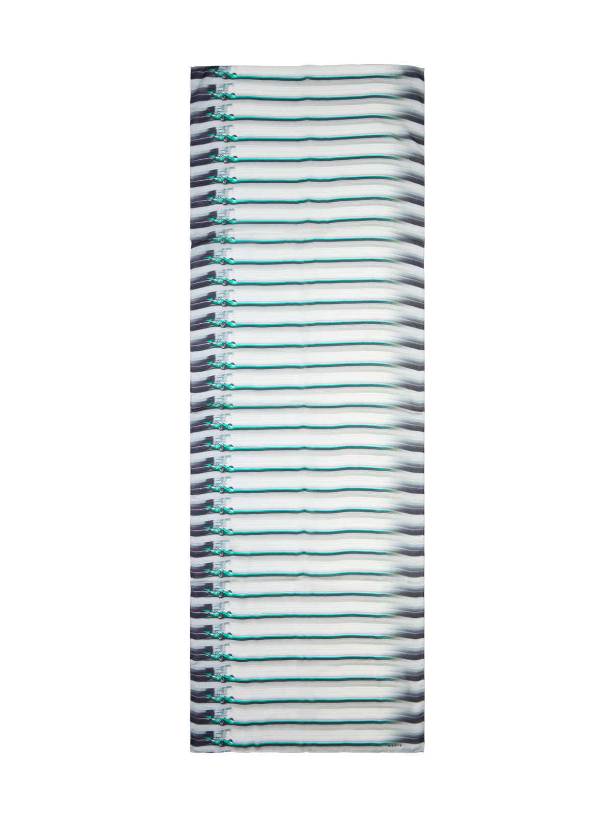 Designer Car Stripes Print Scarf