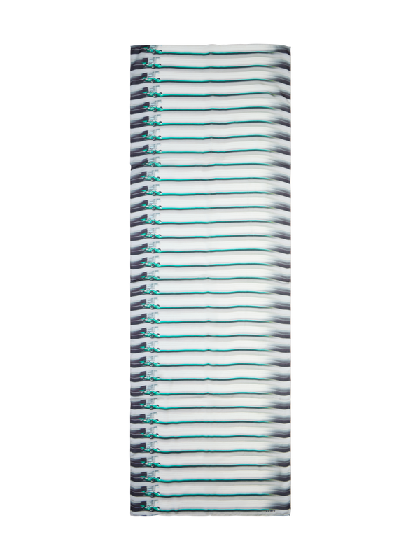 Designer Car Stripes Print Scarf