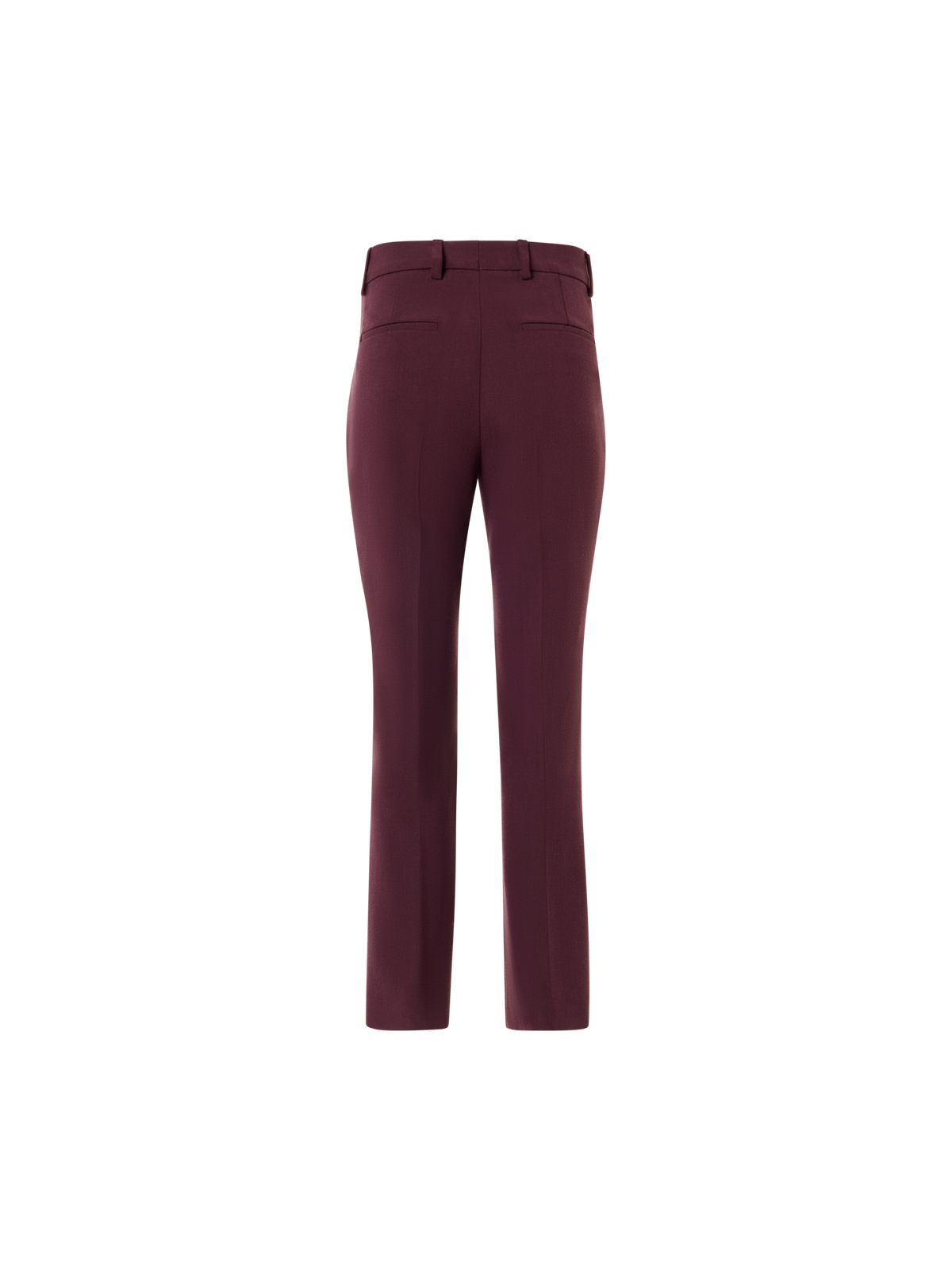 Designer Cropped Bootcut Pants - red