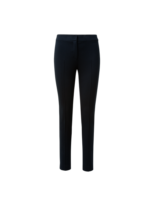 Designer Skinny Jersey Stretch Pants - navy - blue