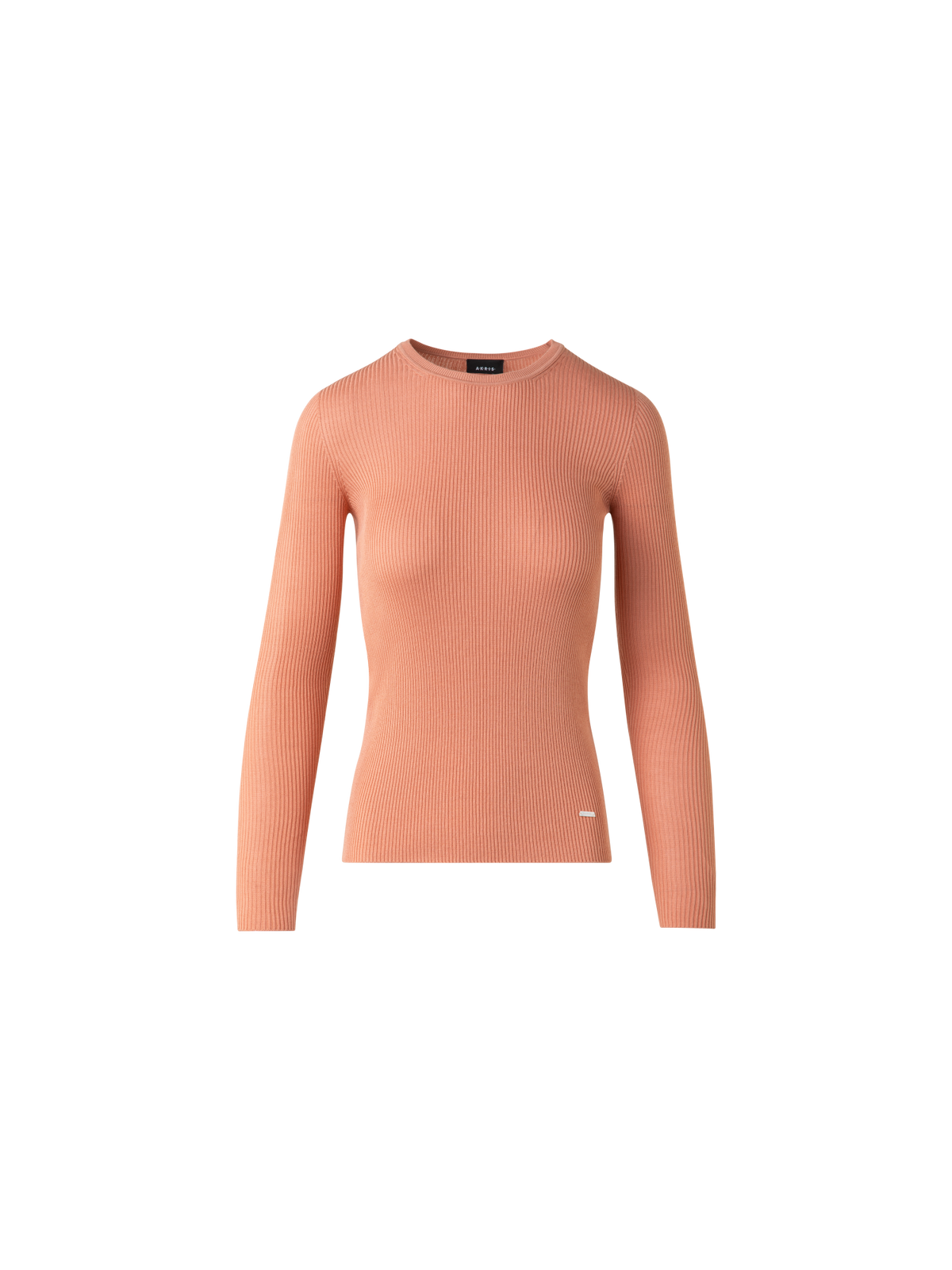 Designer Seamless Silk Cotton Knit Sweater - orange
