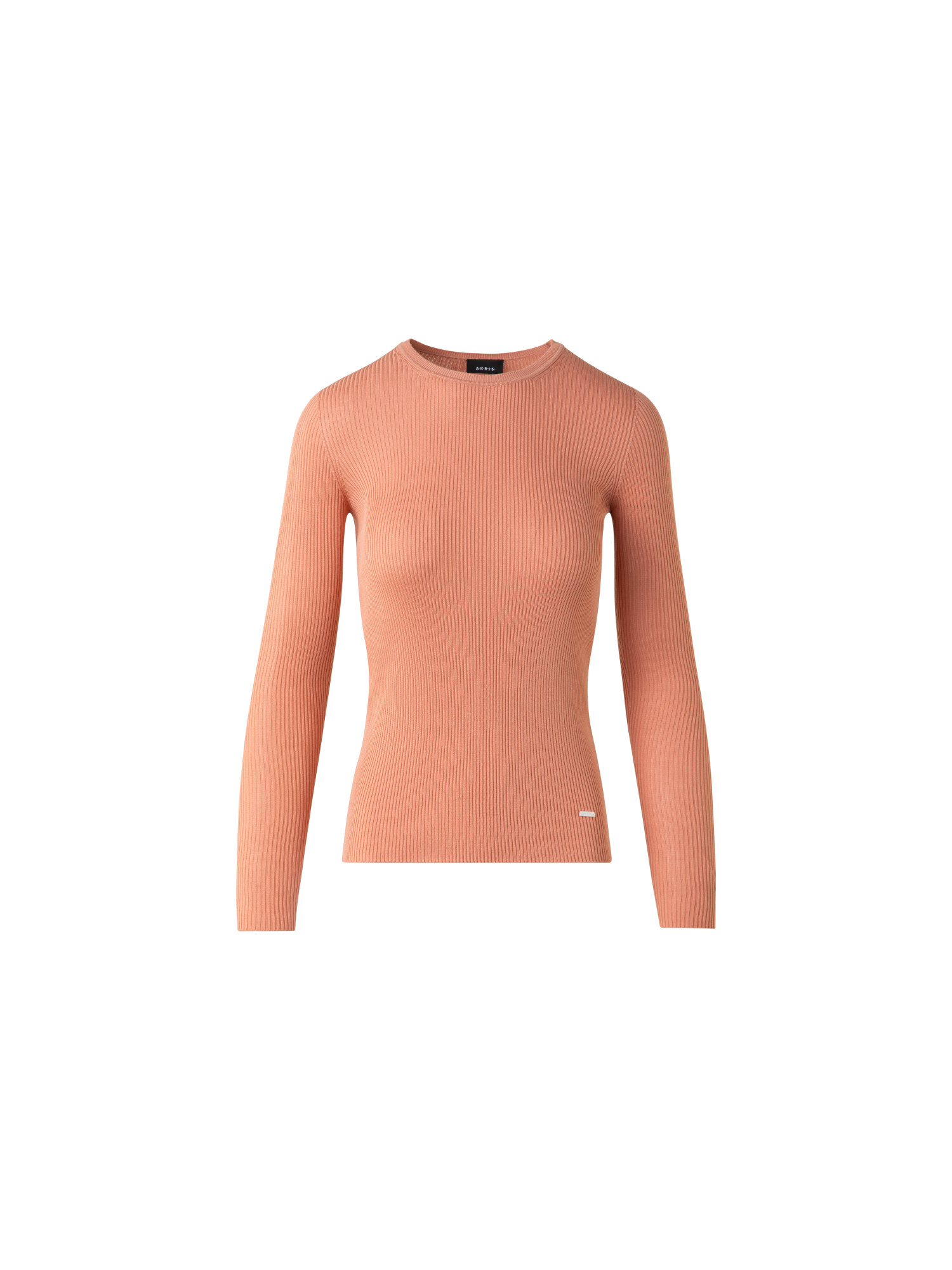 Designer Seamless Silk Cotton Knit Sweater - orange