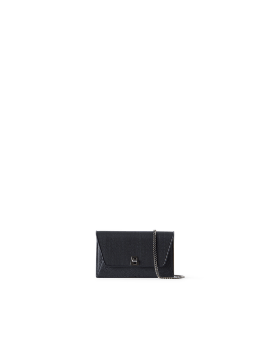 Designer Anouk Envelope Clutch - black