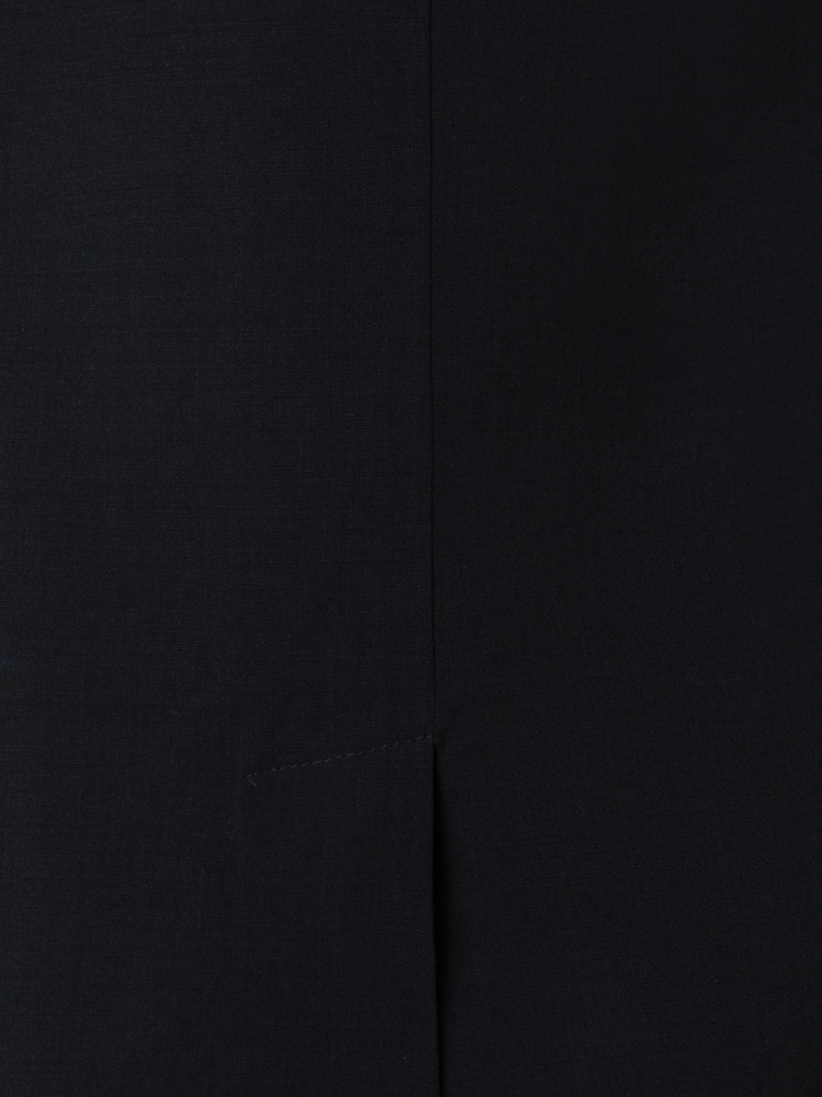 Designer Long Jacket in Wool Double-Face - black