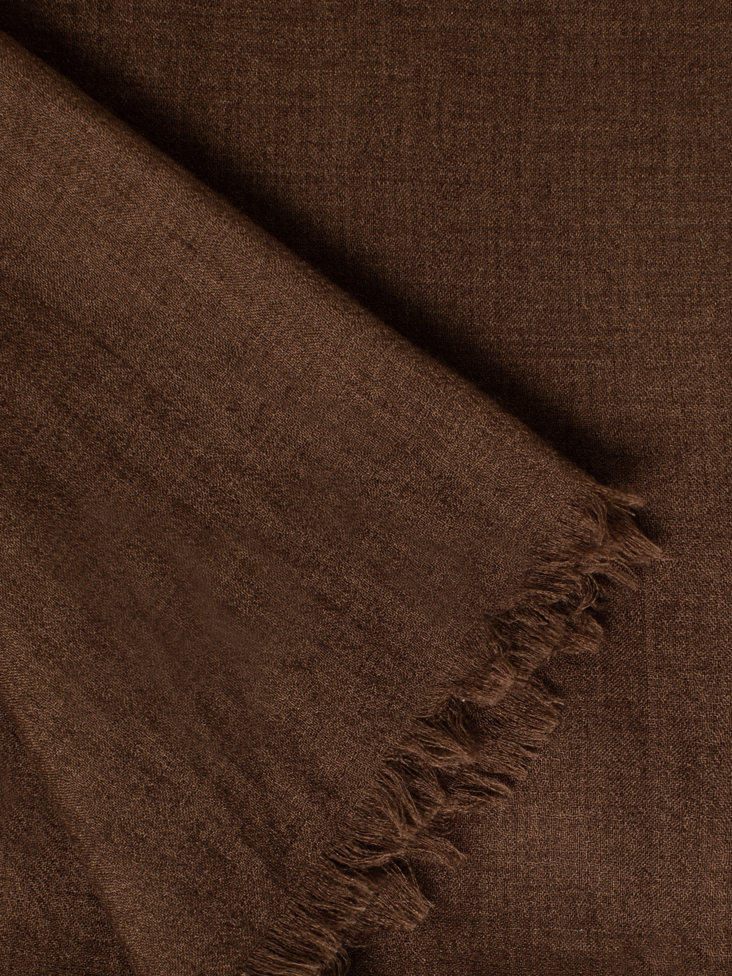 Designer Cashmere Silk Scarf - brown