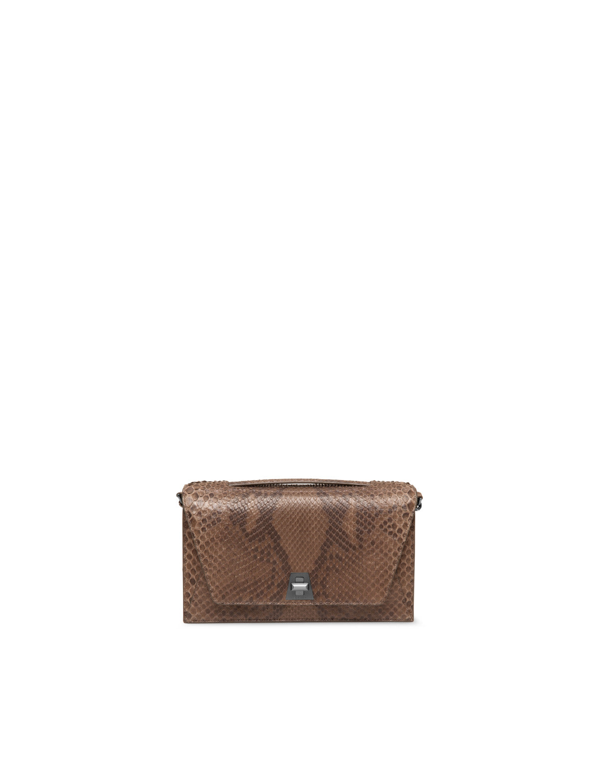 Shop Louis Vuitton Chain Leather Python Shoulder Bags by
