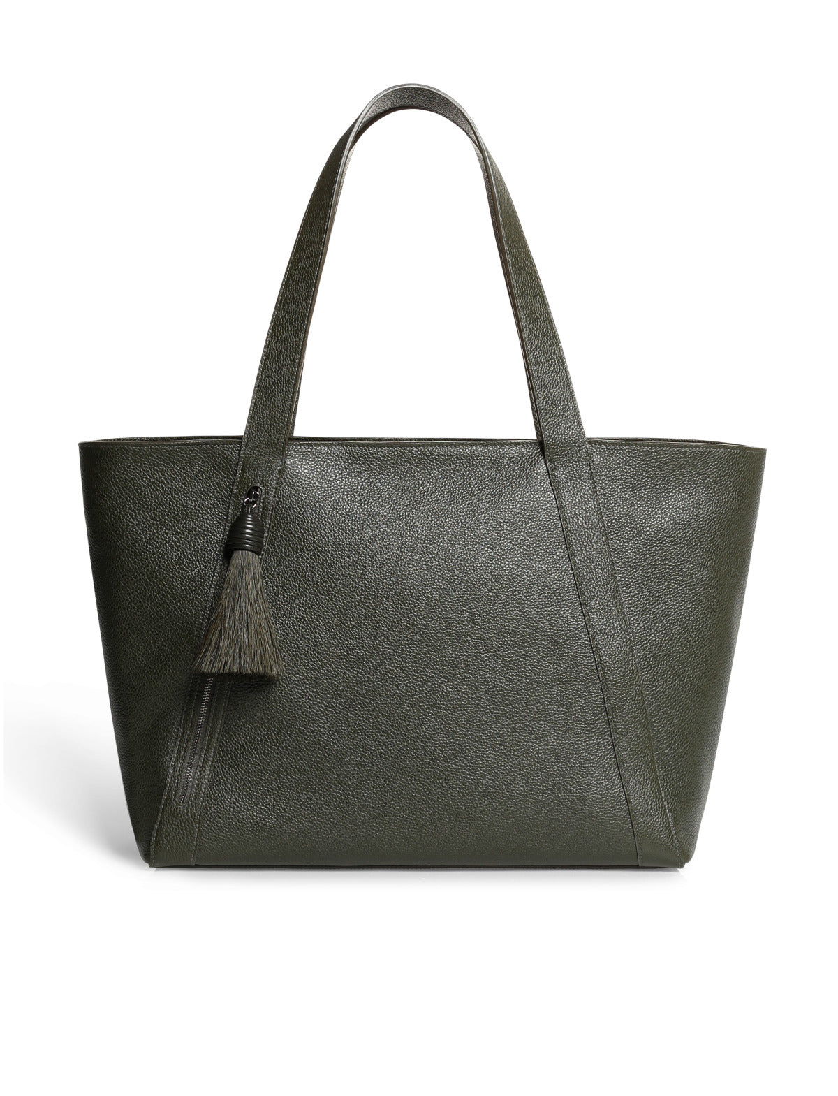 Canvas zipper bag (AKZ) White/Pink - Shop Akaneg Form Handbags