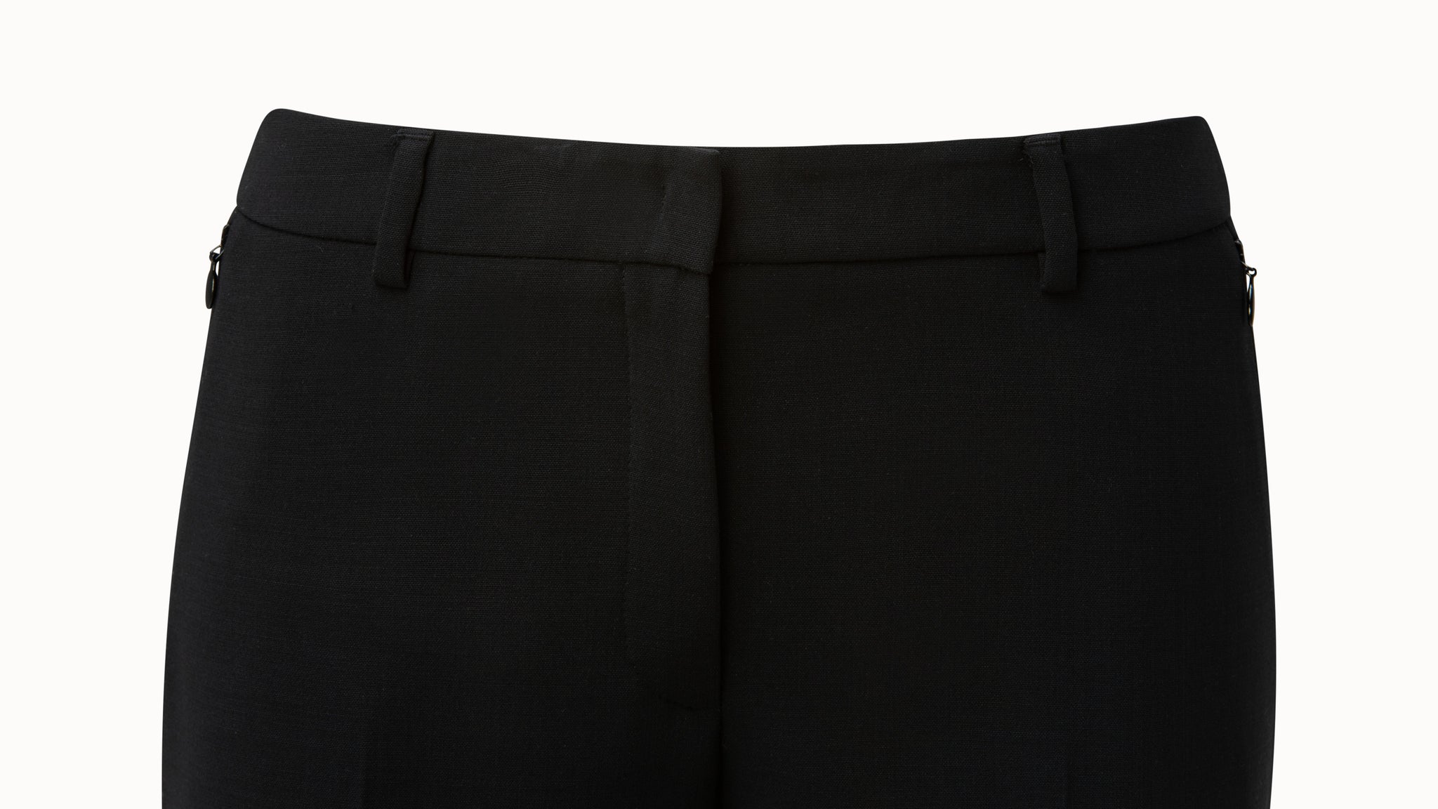 Women's Black Wool Pants by Sarah Pacini, PATRICIA