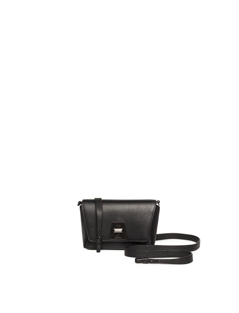 Little Day Bag in Cervocalf Leather with Graphite Colored Hardware
