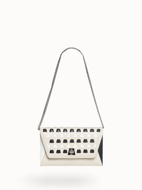Medium Anouk Crossbody Clutch Bag with Handwoven Details