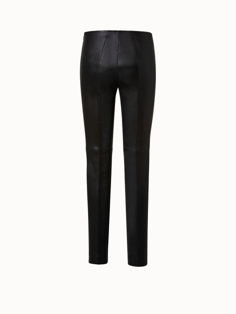 DKNY slim-cut Faux Leather Trousers - Farfetch