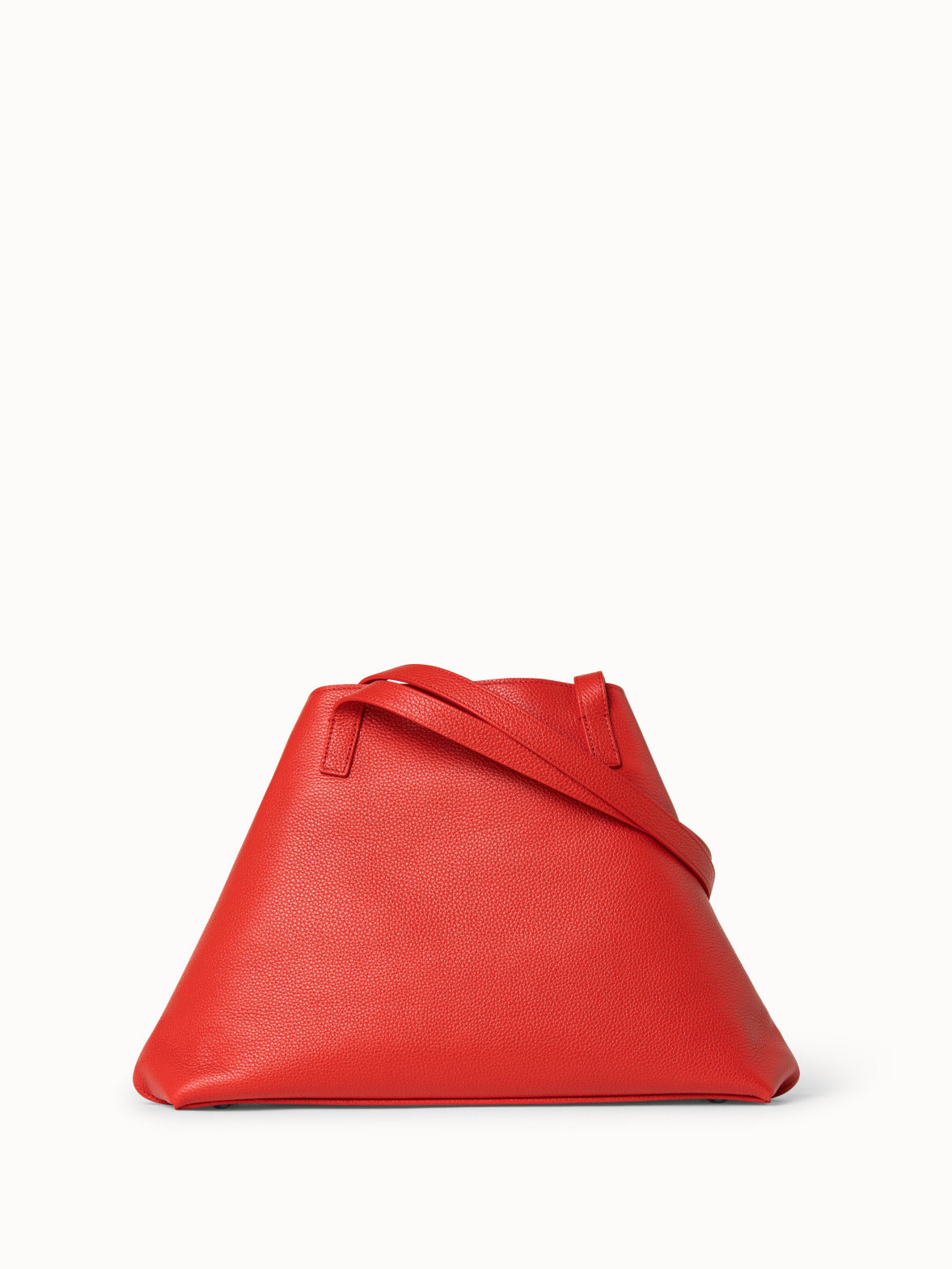 Small Leather Shoulder Bag Red