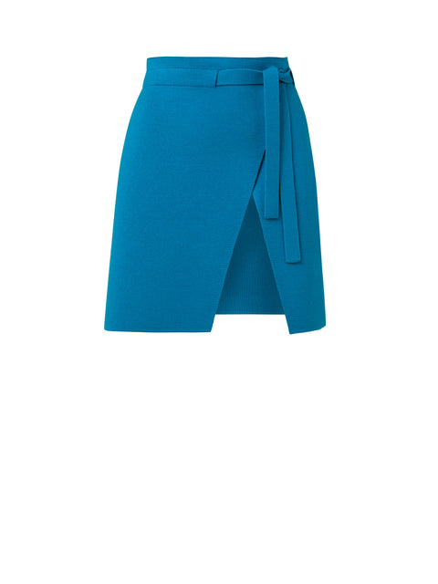 Wool Silk Apron Wrap skirt