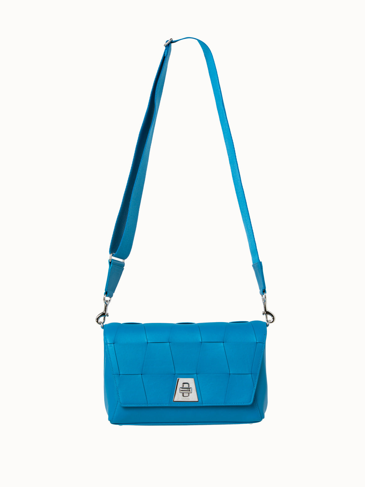 Anouk Day Bag in Python Leather with Adjustable Shoulder Strap