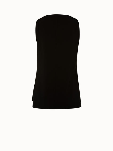 Sleeveless Top with Knotted Straps