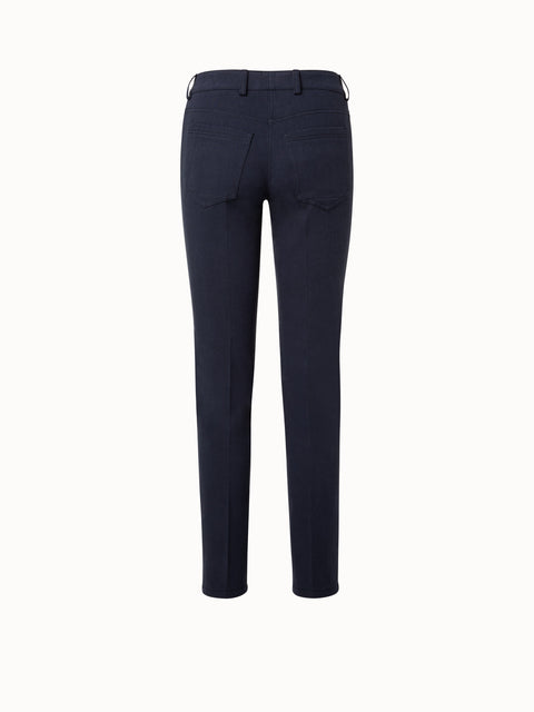 Elegant Designer Denim Pants for Women, Cotton Jeans