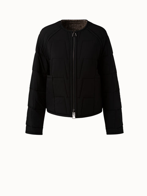 Reversible Quilted Trapezoid Jacket