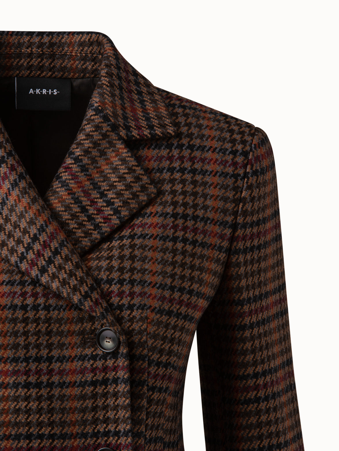 Wool Check Coat – La Garçonne