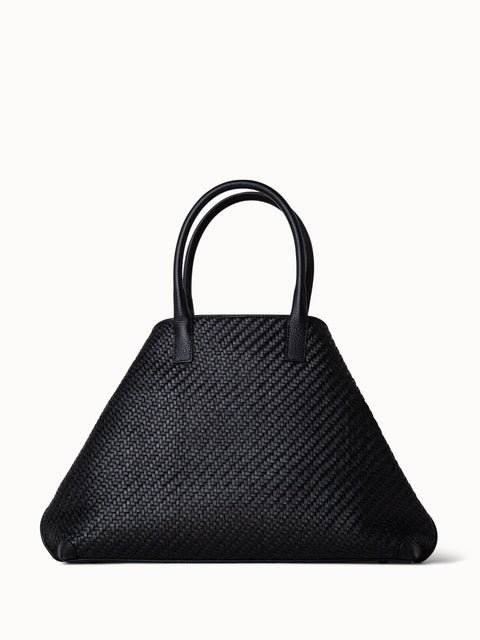 Medium Ai Messenger Bag in Braided Leather