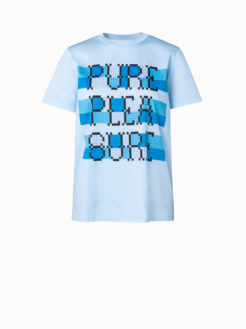 Pure Pleasure Print Cotton Jersey T-Shirt