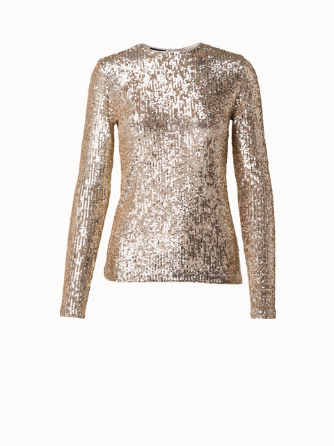 Top in Sequins on Jersey