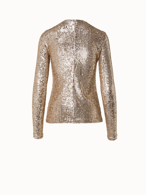 Top in Sequins on Jersey