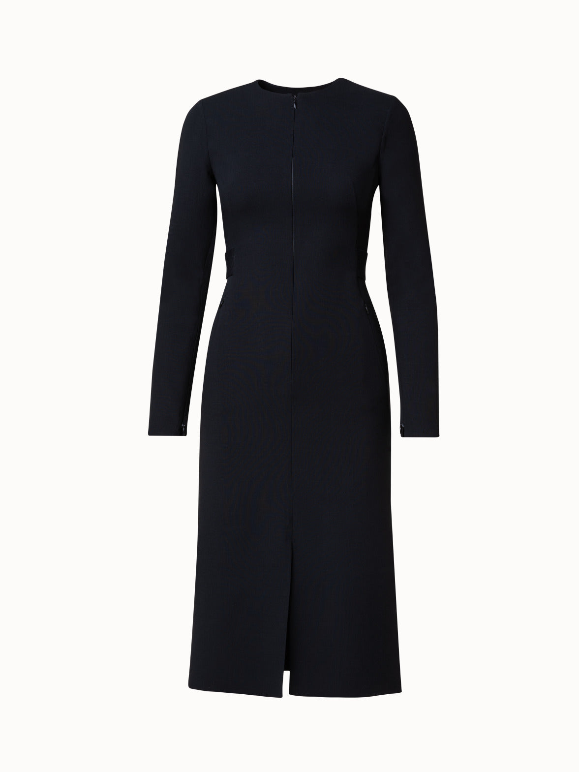 Black Wool Pinafore Dress, Midi wool dress C2516 – Ylistyle