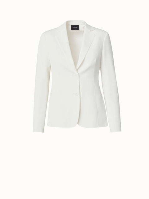 Structured Cotton Silk Double-Face Jacket