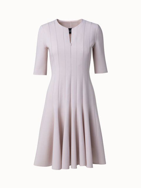 Wool Double-Face A-Line Dress