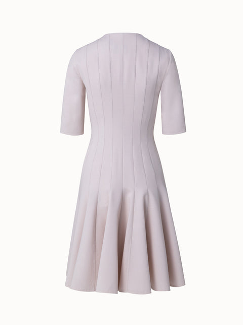 Wool Double-Face A-Line Dress