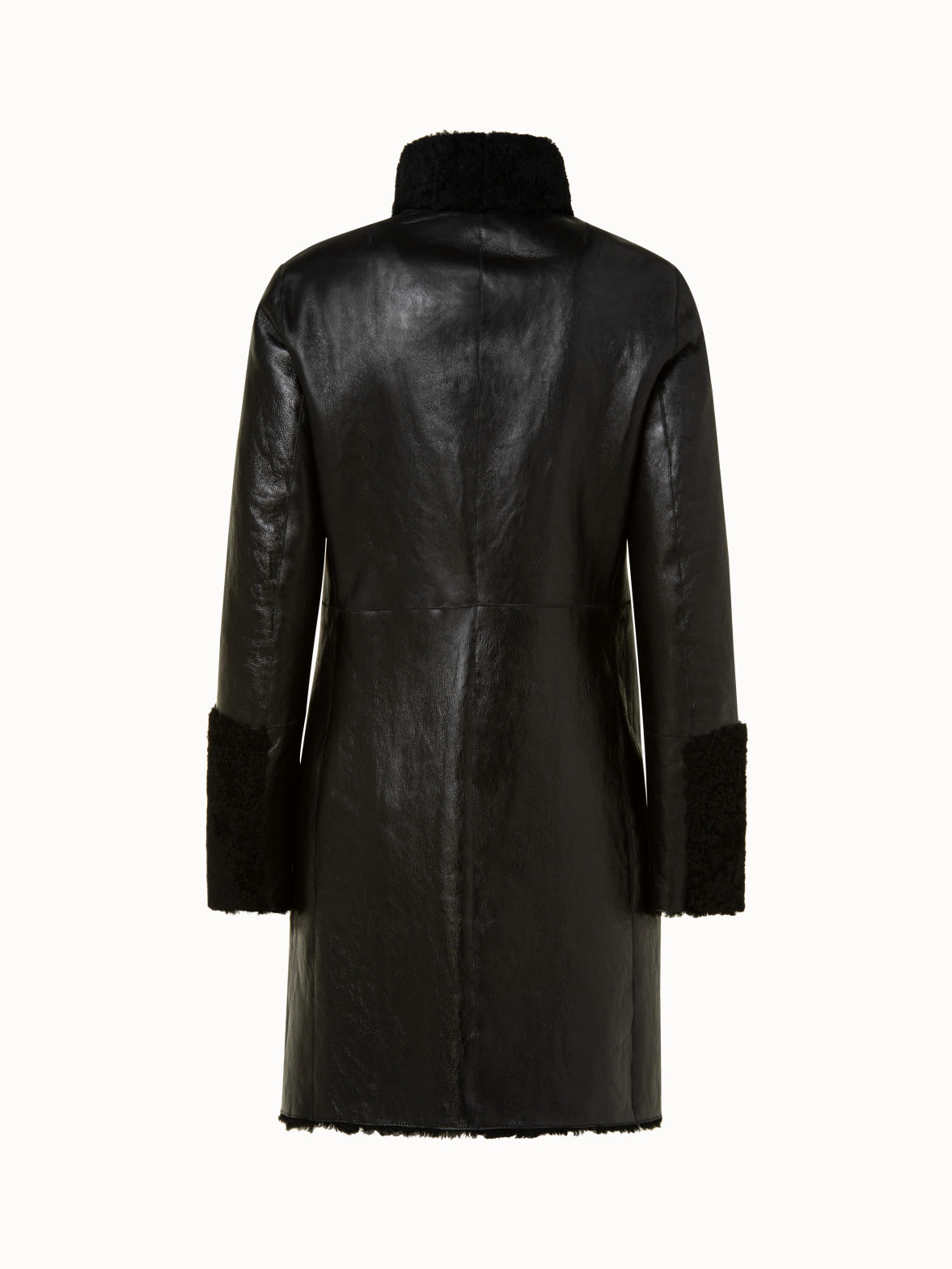 Lamb shearling coat clearance womens