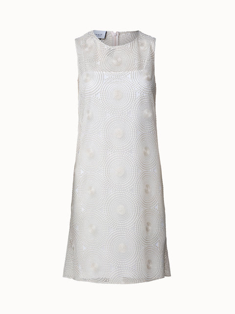 Metallic 3D Dot Embroidery Dress