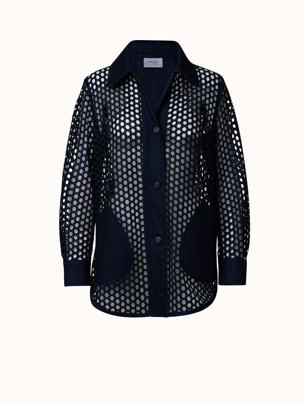 Dot Mesh Techno Embroidery Jacket